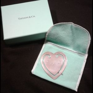 Tiffany & Co 925 Sterling heart bookmark